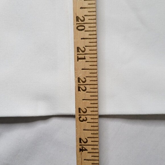 The Limited Blazer Size 24W Open Front Pleated Cuffs Marshmallow Color Buttons - Picture 10 of 13